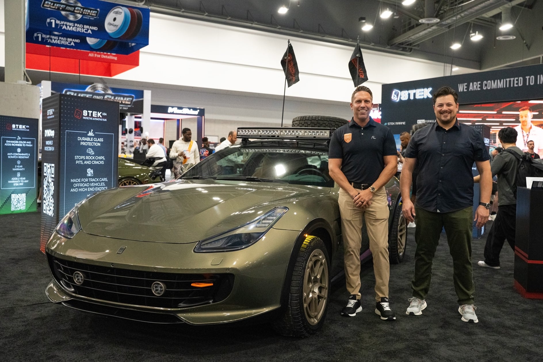 Verde Masoni GlasWerks Special Operations Elevato V12 Rally Car debut at SEMA 2025