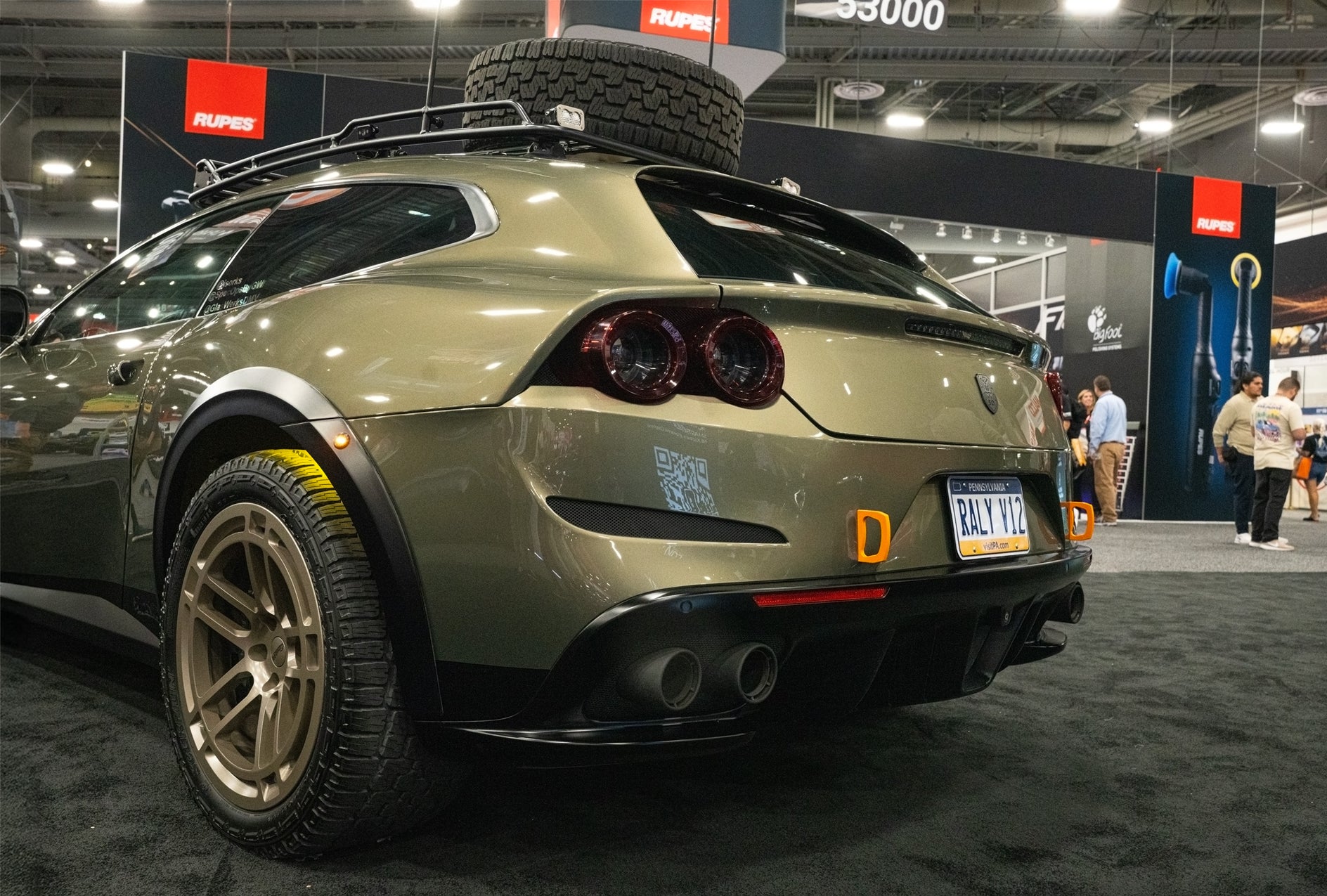 Verde Masoni GlasWerks Special Operations Elevato V12 Rally Car debut at SEMA 2025